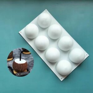 Moule silicone 3D noix de coco