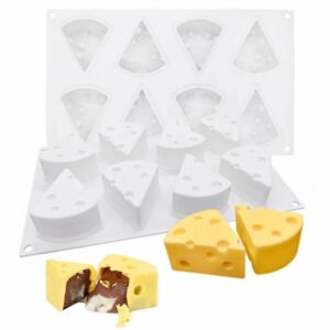 Moule silicone 3D en forme de fromage