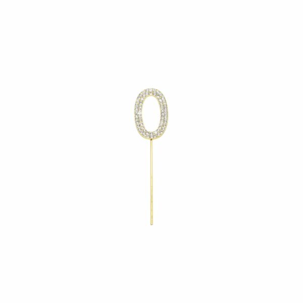 Bougies pour gâteau avec strass (0 à 9)