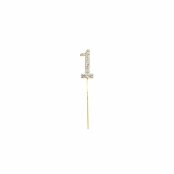 Bougies pour gâteau avec strass (0 à 9) – Image 10