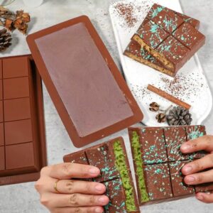 Moule tablette chocolat silicone – 12 carrés
