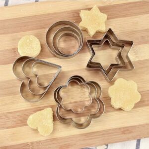 Emporte-pièces biscuits fantaisie – lot de 4 formes