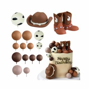 Kit décoration gâteau western cowboy