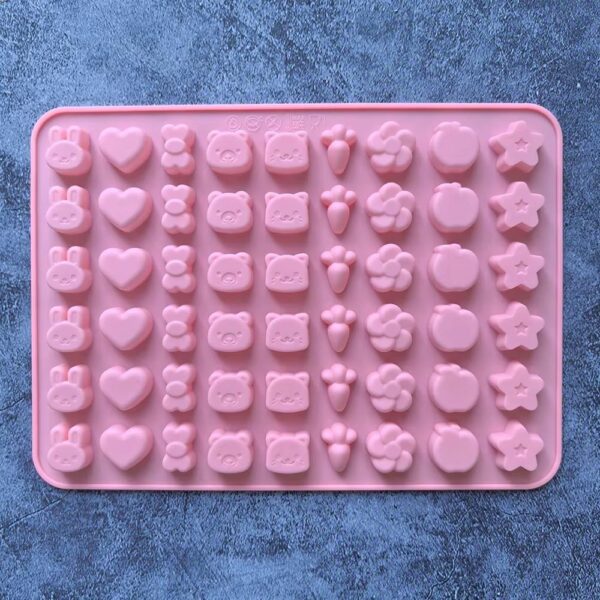 Moules silicone mini bonbons & chocolats – formes kawaii – Image 5